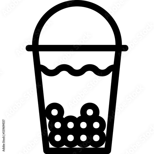 bubble milk tea icon