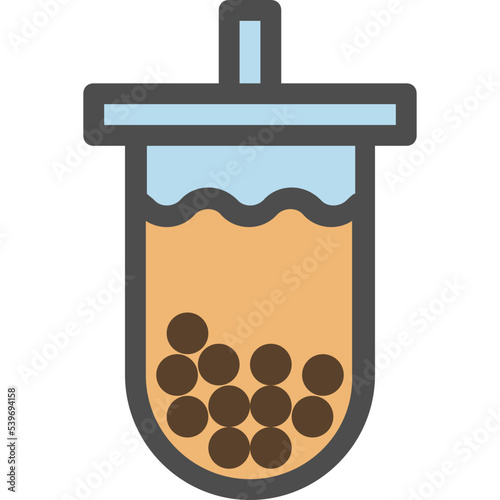 bubble milk tea icon