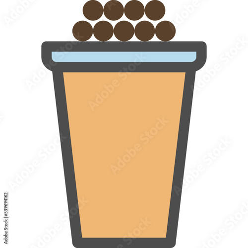 bubble milk tea icon