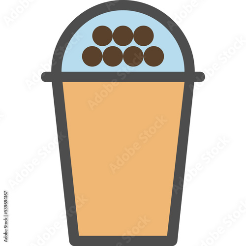 bubble milk tea icon