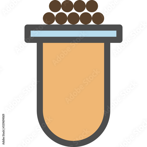 bubble milk tea icon