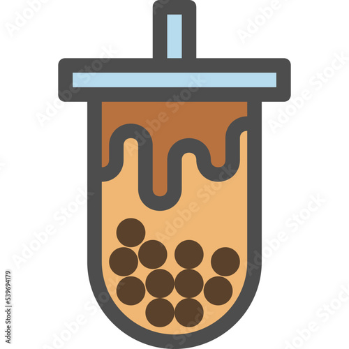 bubble milk tea icon