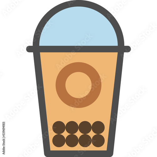 bubble milk tea icon
