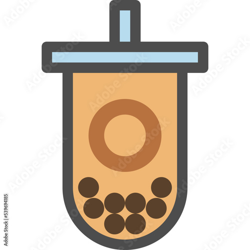 bubble milk tea icon