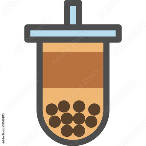 bubble milk tea icon