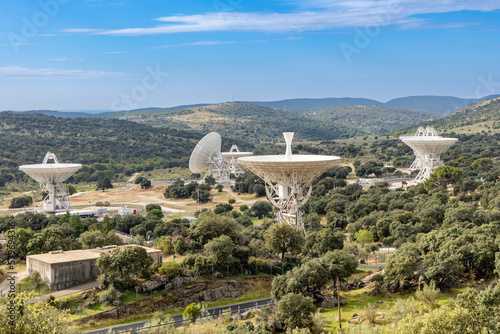 Fototapeta Naklejka Na Ścianę i Meble -  Deep Space Communications Complex in Robledo de Chavela, Madrid, Spain