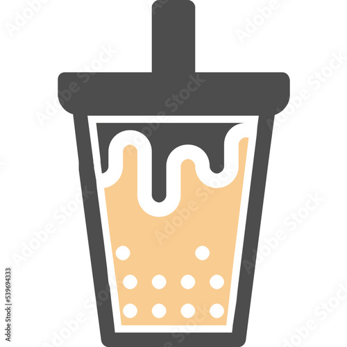 bubble milk tea icon