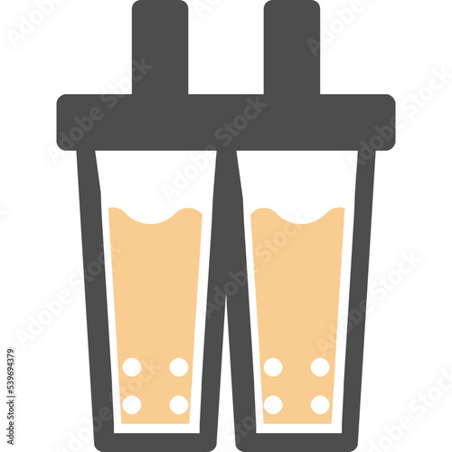 bubble milk tea icon