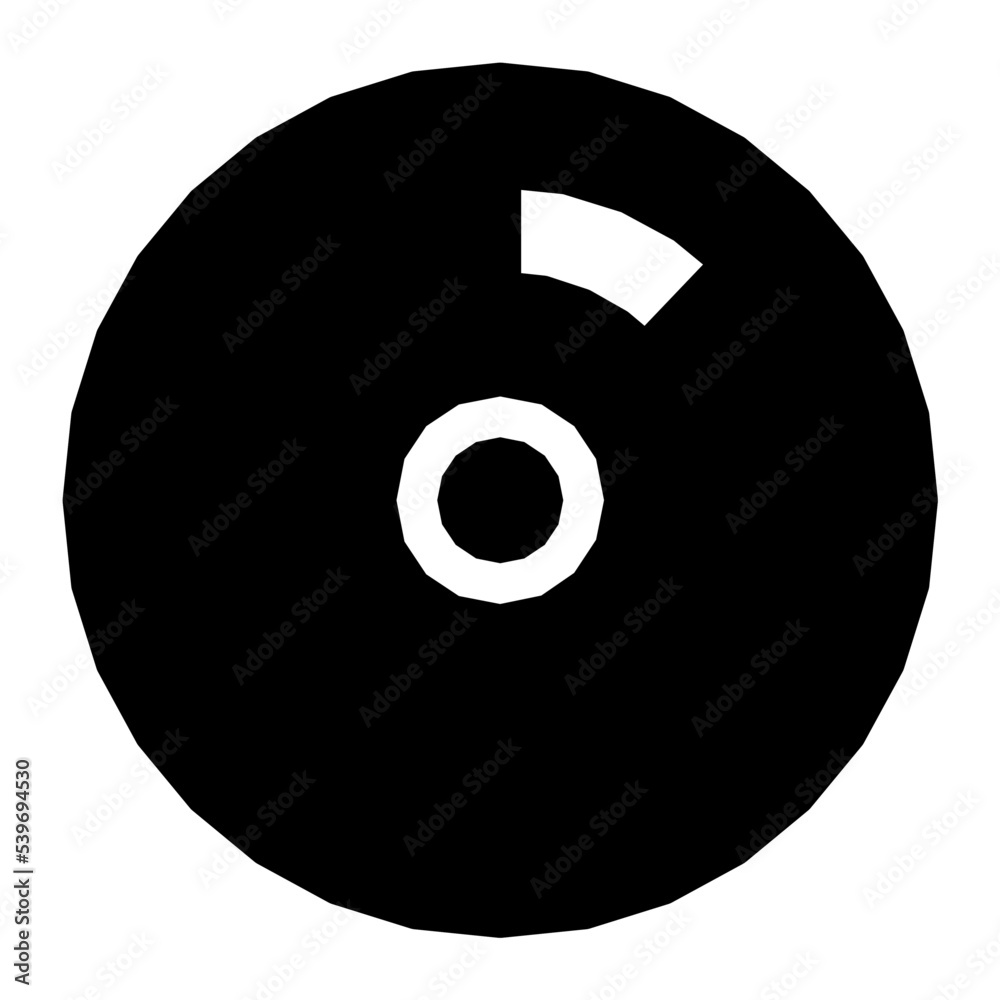 CD Flat Vector Icon CD Flat Vector Icon