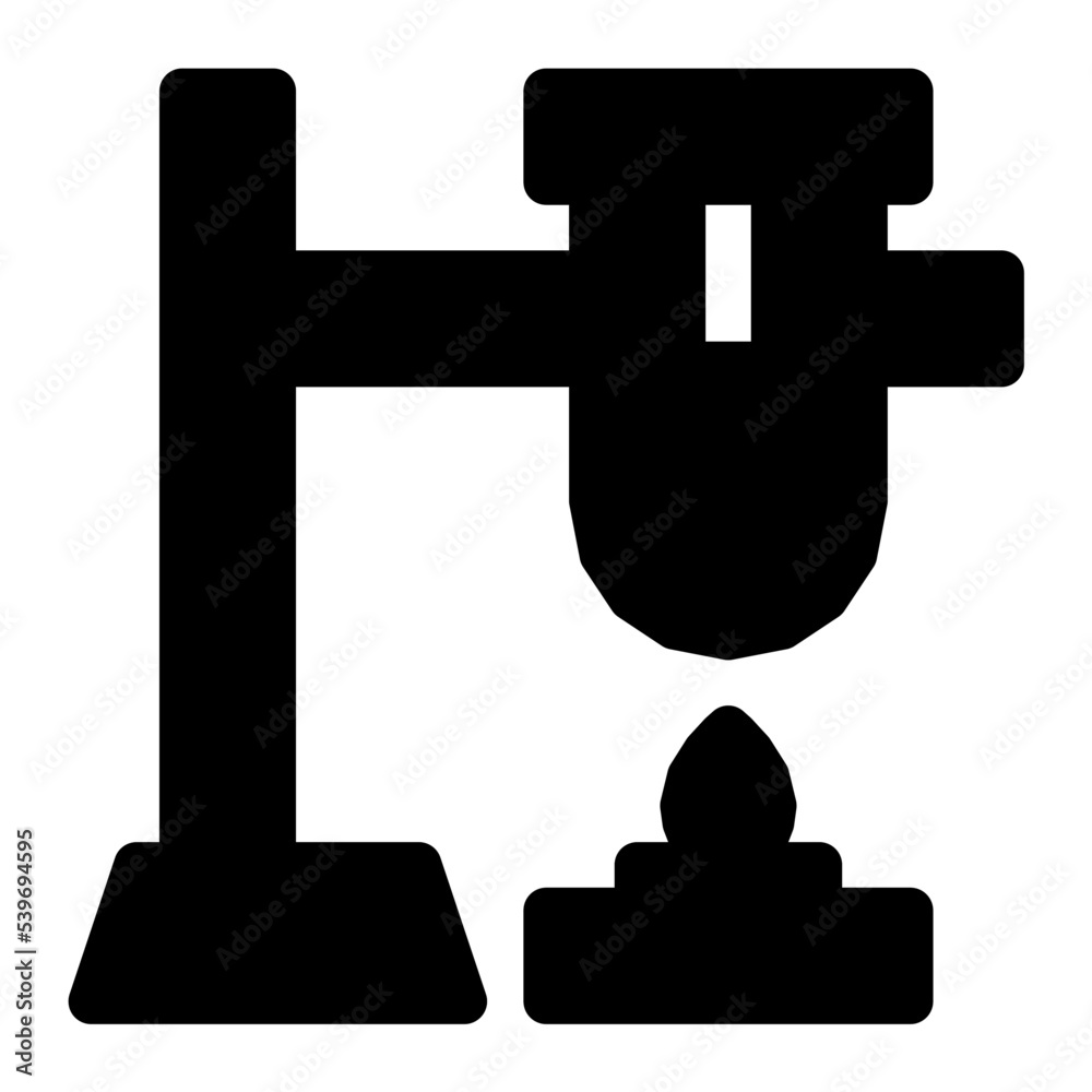 Test Tube Flat Vector Icon Test Tube Flat Vector Icon