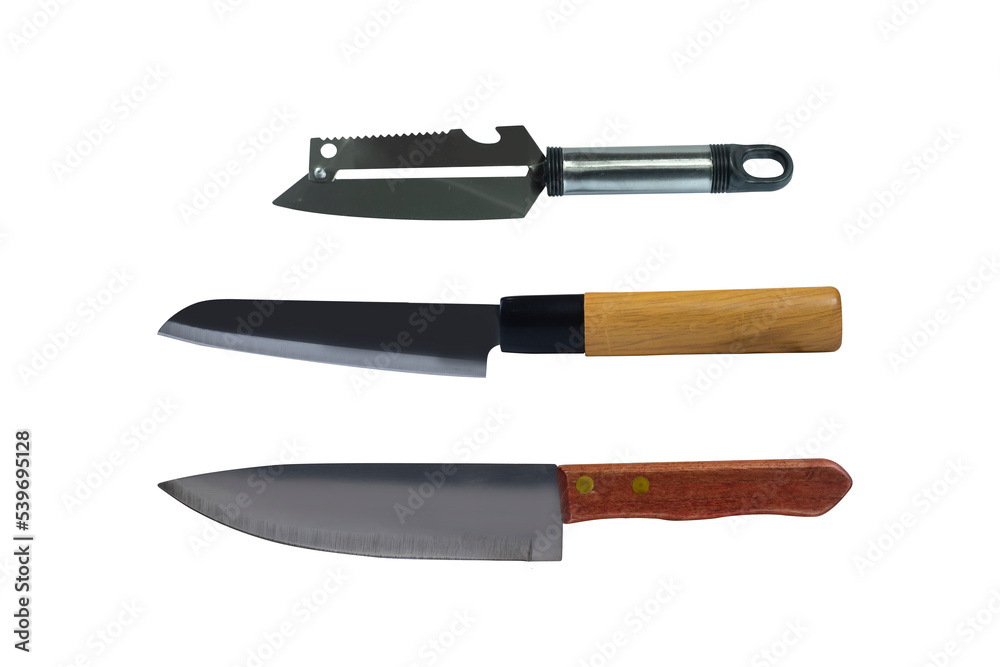 knife on a white background,with clipping path knife on a white background,with clipping path