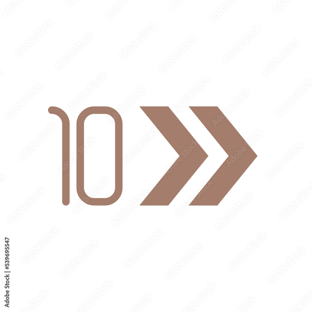 Number Info-graphic Bullet point 10, Arrow Shape number, Arrow Infographic Number. Number Info-graphic Bullet point 10, Arrow Shape number, Arrow Infographic Number.