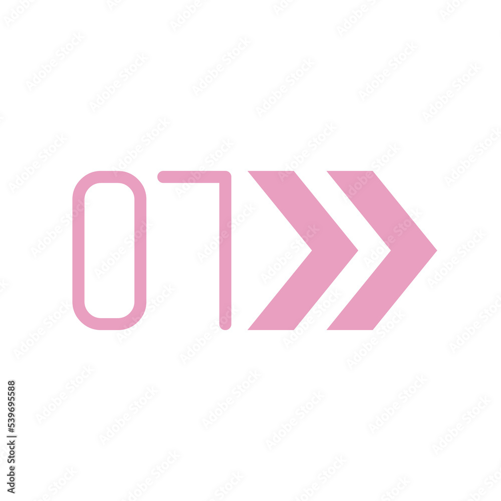 Number Info-graphic Bullet point 7, Arrow Shape number, Arrow Infographic Number. Number Info-graphic Bullet point 7, Arrow Shape number, Arrow Infographic Number.