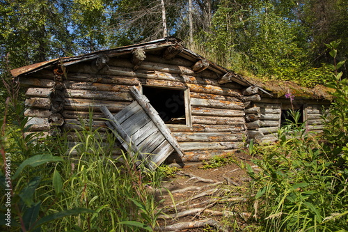 Beeman's cabin at Byers Lake in Denali National Park and Preserve,Alaska,United States,North America
 photo