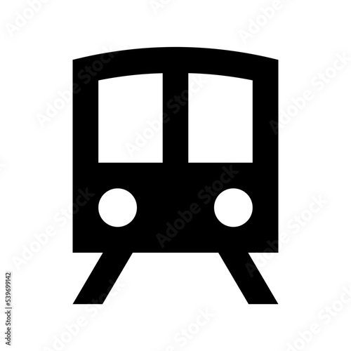Tram Flat Vector Icon