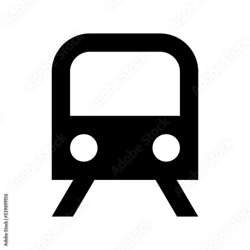 Tram Flat Vector Icon