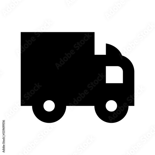 Delivery Van Flat Vector Icon