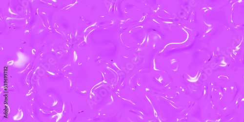 abstract texture of glass surface of Electric Purple. Glossy surface of water. Texture of liquid molten gold. Horizontal image. Banner for insertion into site. 3D image. 3D rendering. © Maksym Om