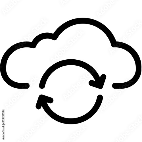cloud synchronize icon