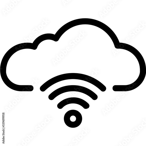 cloud wifi icon