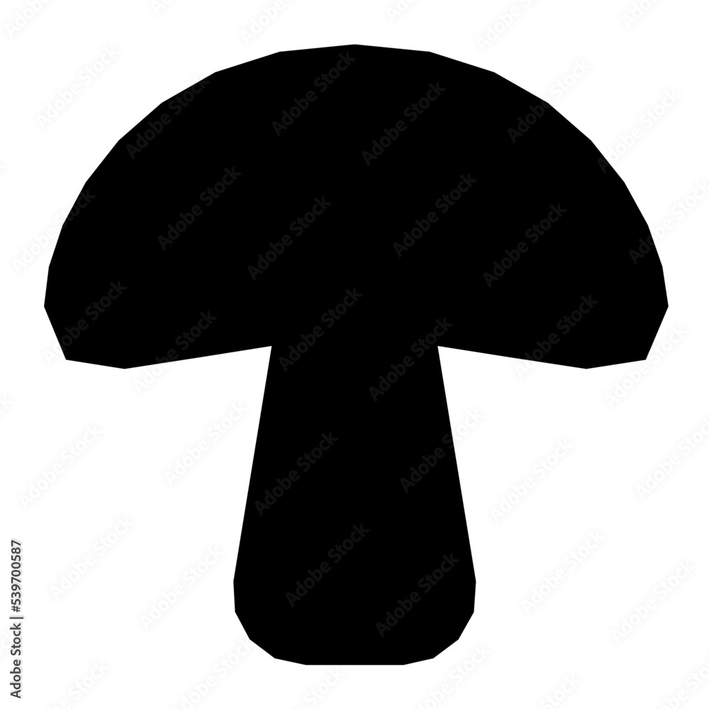 Mushroom Flat Vector Icon Mushroom Flat Vector Icon
