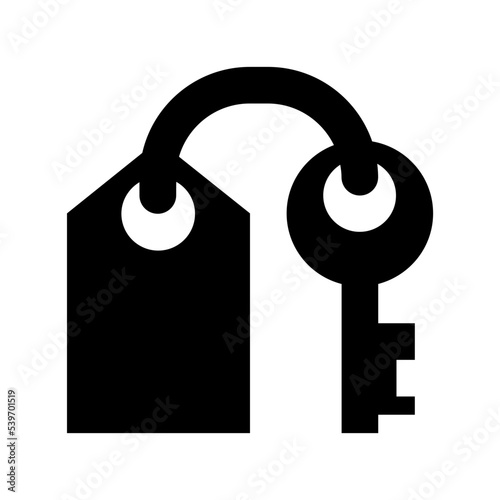 Keychain Flat Vector Icon