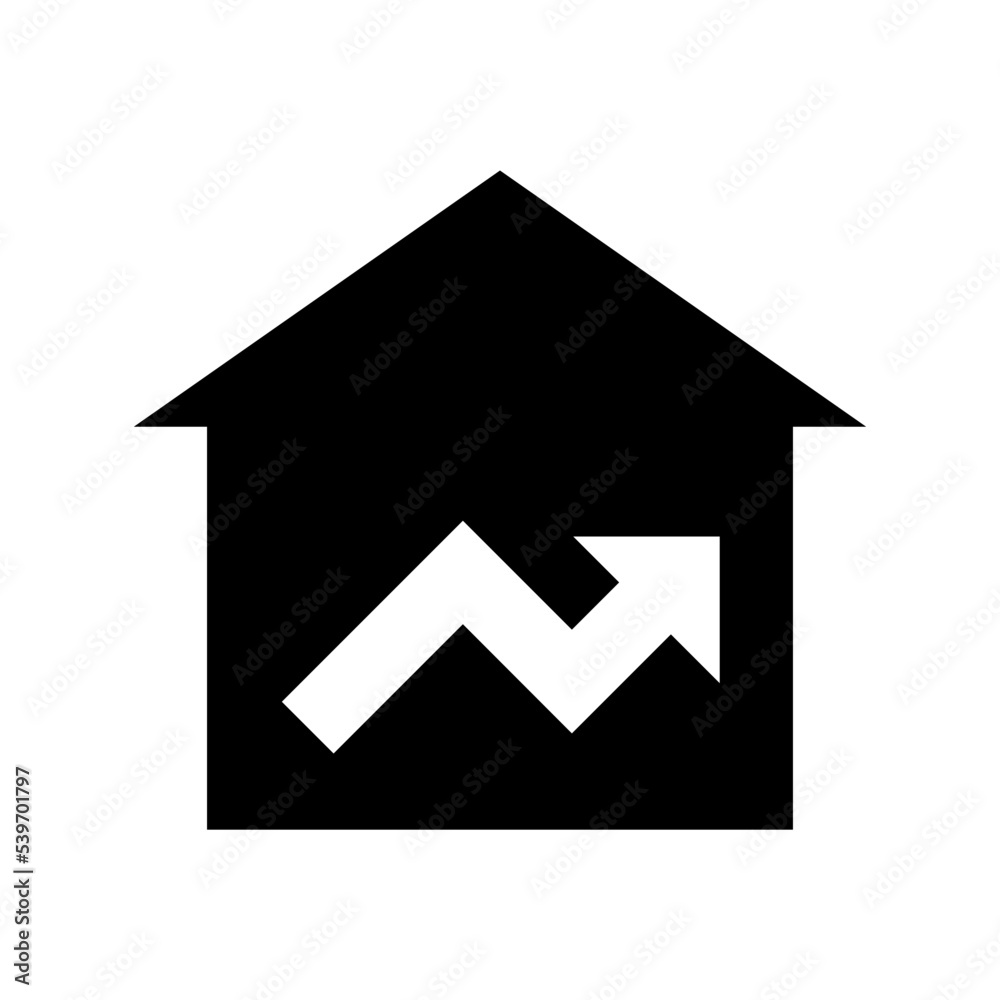 Property Value Flat Vector Icon Property Value Flat Vector Icon