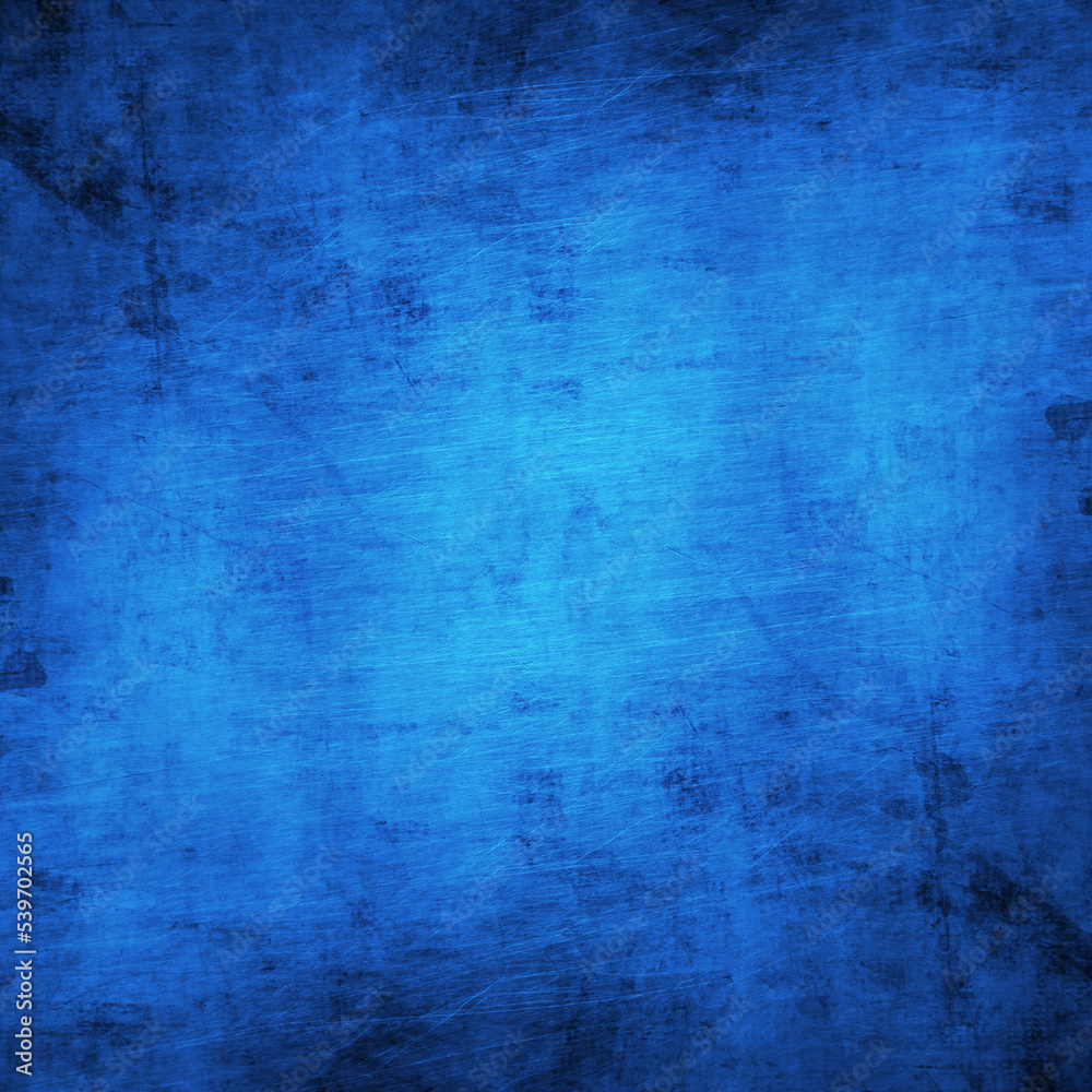 Fototapeta premium Grunge blue background with space for text