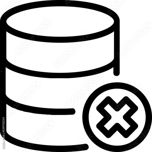 database delete icon