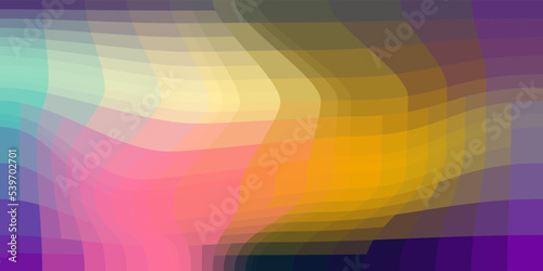 Colorful abstract gradient mysterious purple retro consisting of rectangles. Spectral dynamic background of square shape. Geometric collection. Vector.