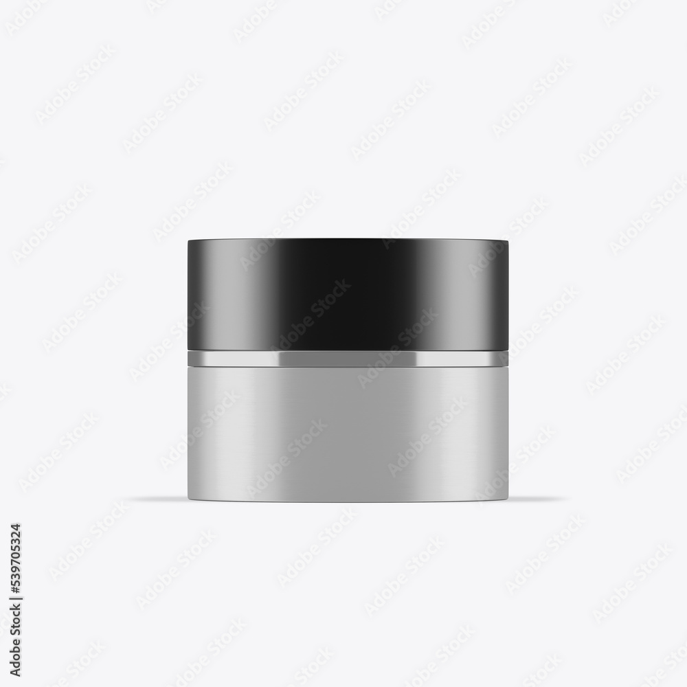 Cream Cosmetic Jar Mockup. 3D render