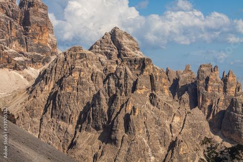 Obraz na płótnie panorama góry Dolomity lato w salonie