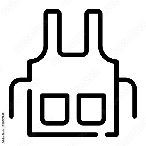 apron line icon