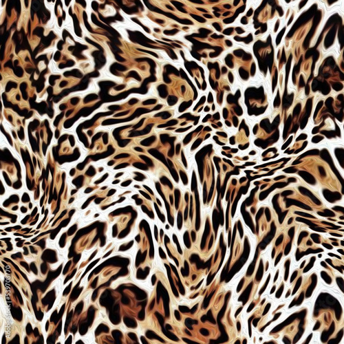 Seamless leopard pattern  jaguar texture.