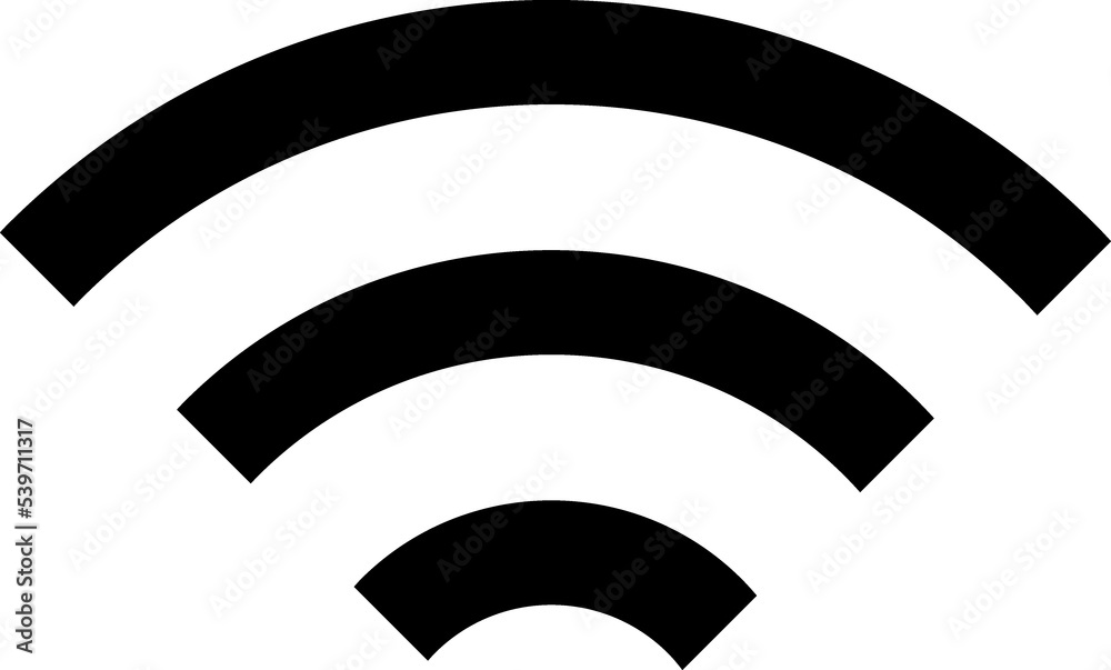 wi-fi symbol Stock Illustration | Adobe Stock
