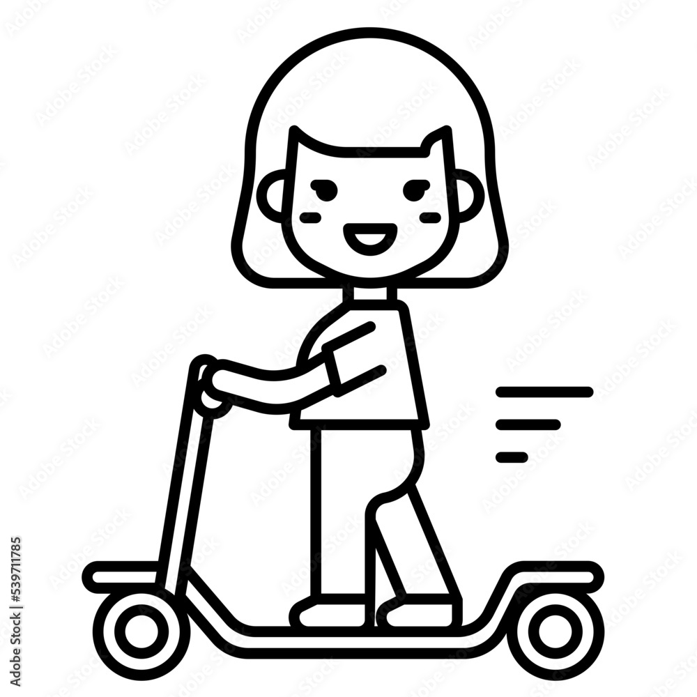 scooter user