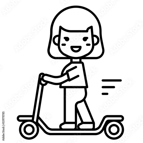 scooter user
