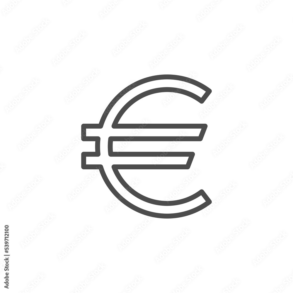 euro icon vector simple design. Money black symbol. Europe cash sign. Vector isolated on white. EUR currency symbol. euro icon vector simple design. Money black symbol. Europe cash sign. Vector isolated on white. EUR currency symbol.