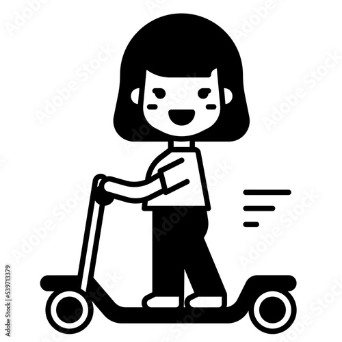 scooter user