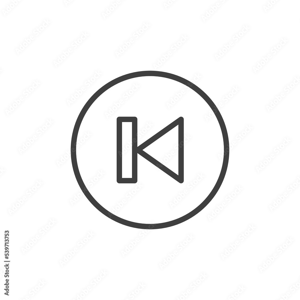 Back track web icon.Media player. Button previous skip icon vector isolated on background. Back rewind icon vector. skip previous Icon. Back track web icon.Media player. Button previous skip icon vector isolated on background. Back rewind icon vector. skip previous Icon.
