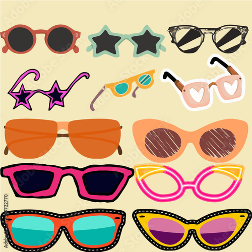 collection of sunglasses