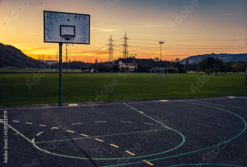 basketball court in the stadium, Switzerland © Raul