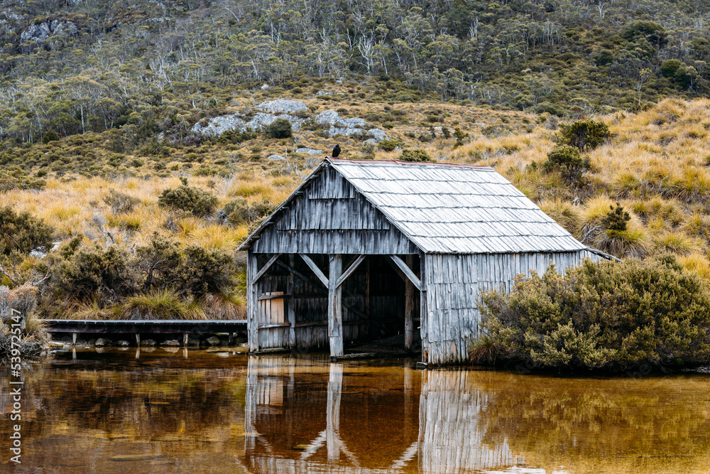 Stormy Cradle Mountain in Tasmania Australia Stormy Cradle Mountain in Tasmania Australia