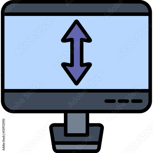 Scrolling icon