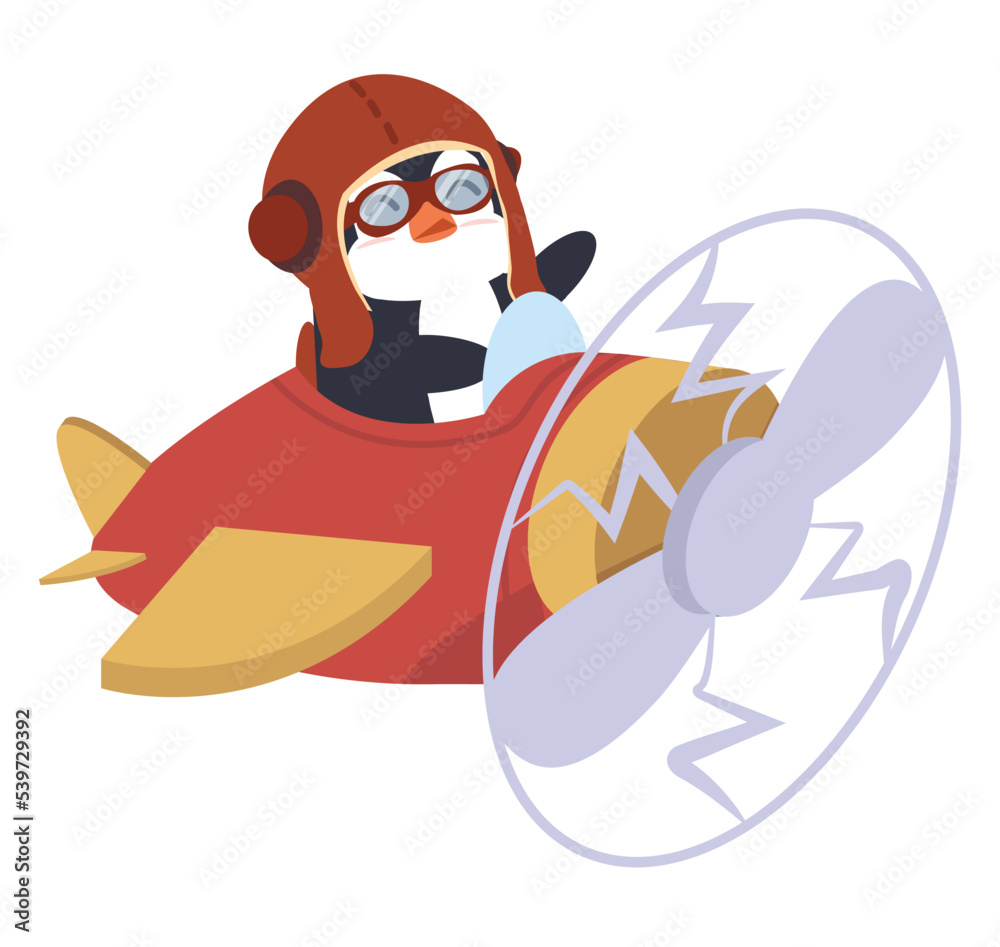 cartoon air plane vector icon Stock Vector | Adobe Stock