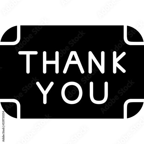thank you icon