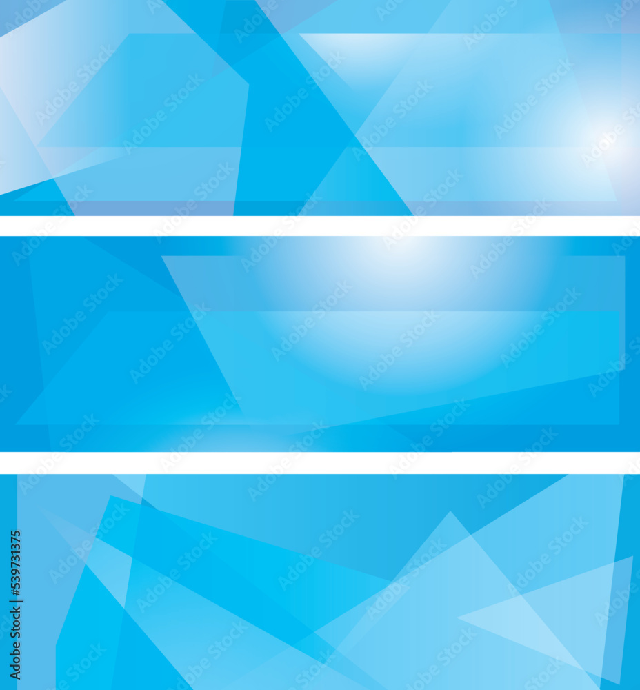 light blue vector backgrounds with geometric abstractions - set light blue vector backgrounds with geometric abstractions - set