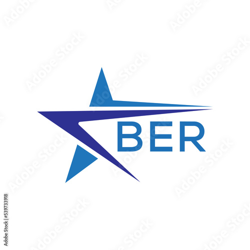 BER letter logo. BER blue image on white background. BER Monogram logo design for entrepreneur and business. . BER best icon.
