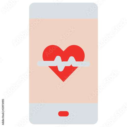 fitness application mobile icon