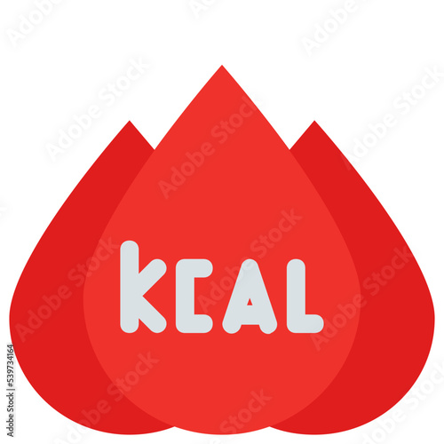 kilogram calorie icon